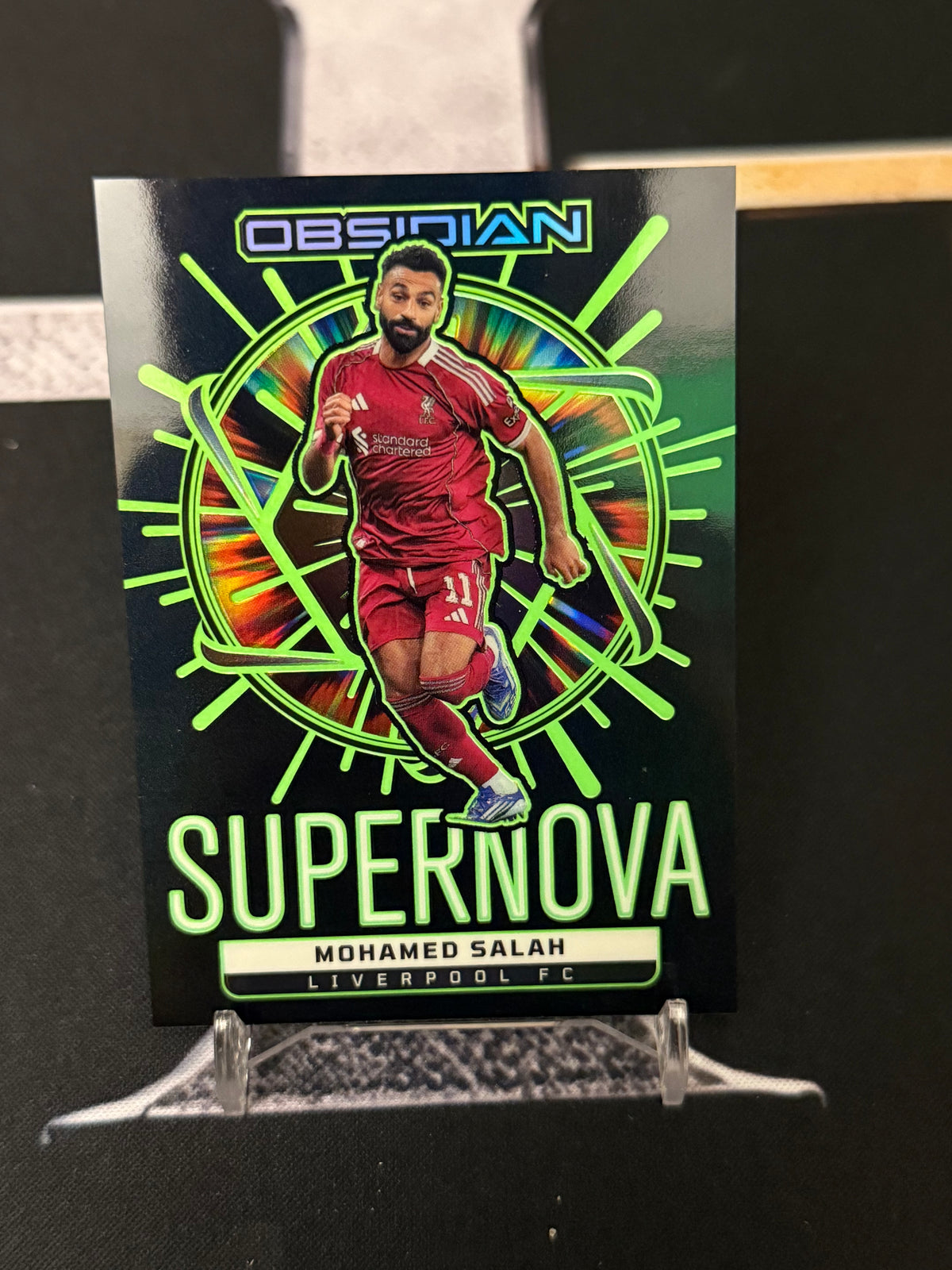 Mohamed Salah Supernova Electric Etch Green 2/5 front