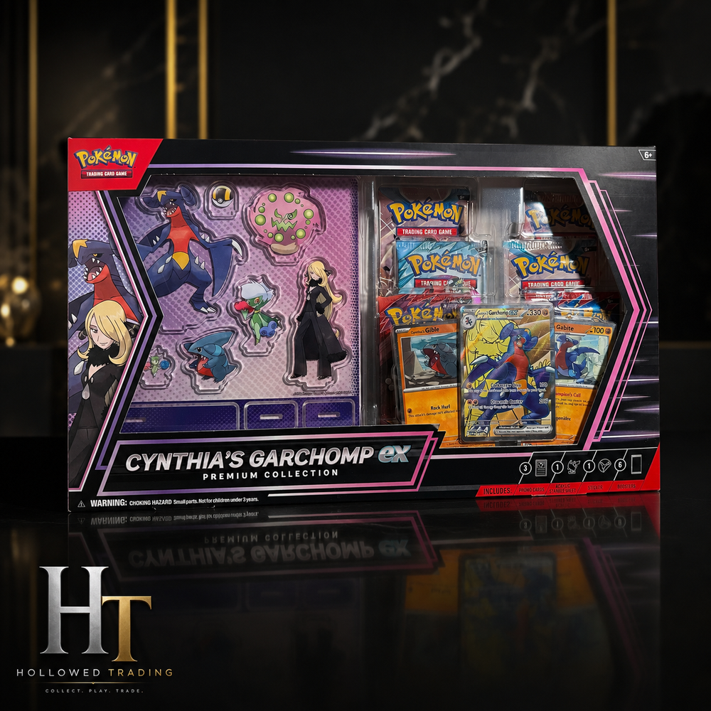 Pokémon TCG Cynthia’s Garchomp ex Premium Collection, Sealed